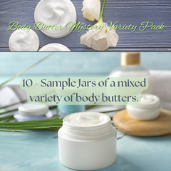 MYSTERY PACK OF 10 SAMPLE SIZE BODY BUTTERS